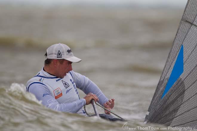 2013 Delta Lloyd Regatta - Pieter Jan Postma, Finn © Thom Touw http://www.thomtouw.com